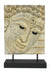 Buddha face panel on stand - medium - choice of 10 finishes - farangshop-co