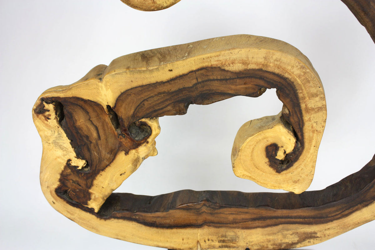 Natural Thai Wooden Sculpture, Model C01, 59cm high - farangshop-co