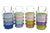 Colourful Thai Tiffin Pinto Food Carrier Lunch Set, 4 x 11cm, Mixed colours - farangshop-co