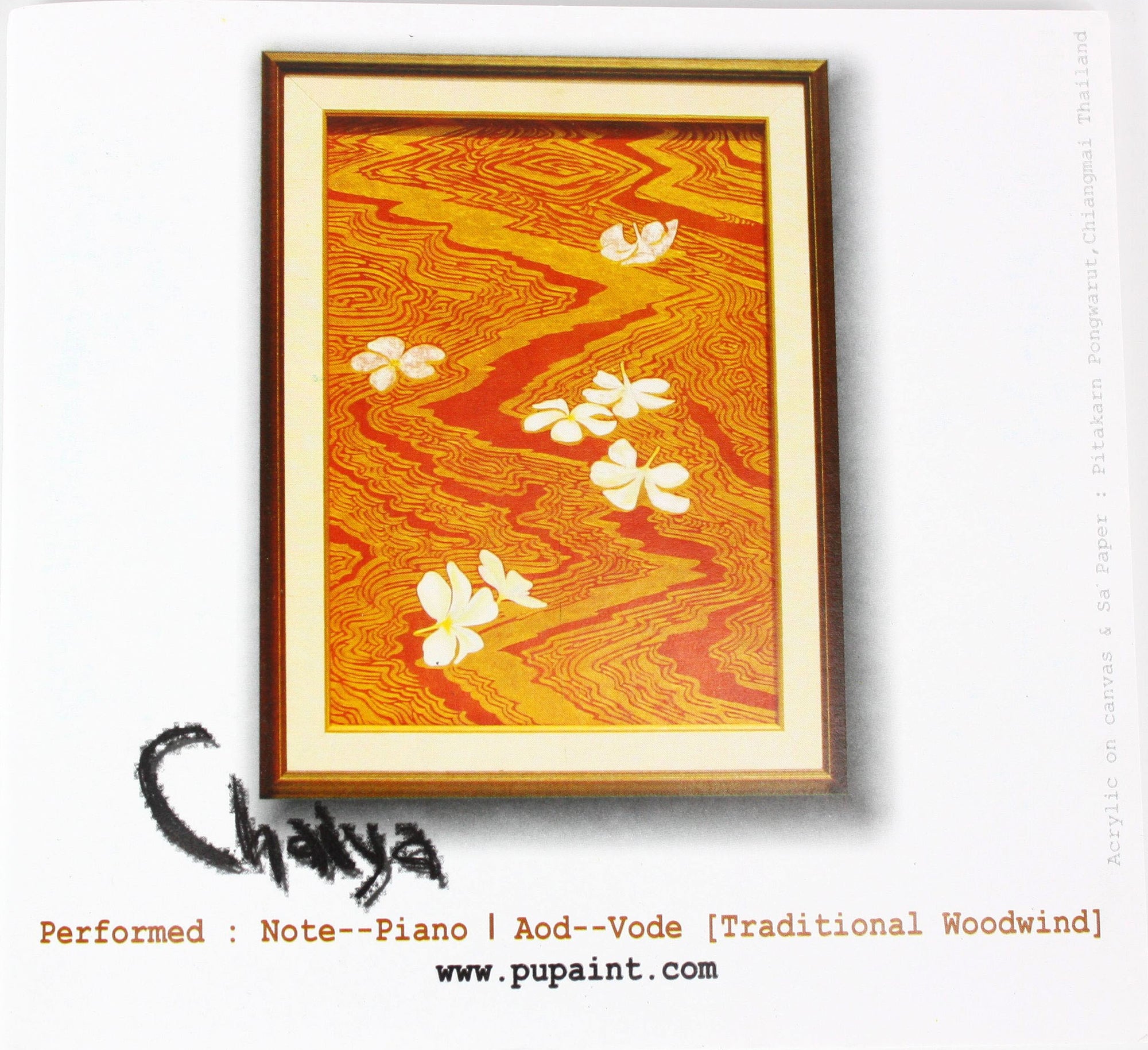 Chaiya, composed by Chaiyarak Charoenchai. CD. - farangshop-co