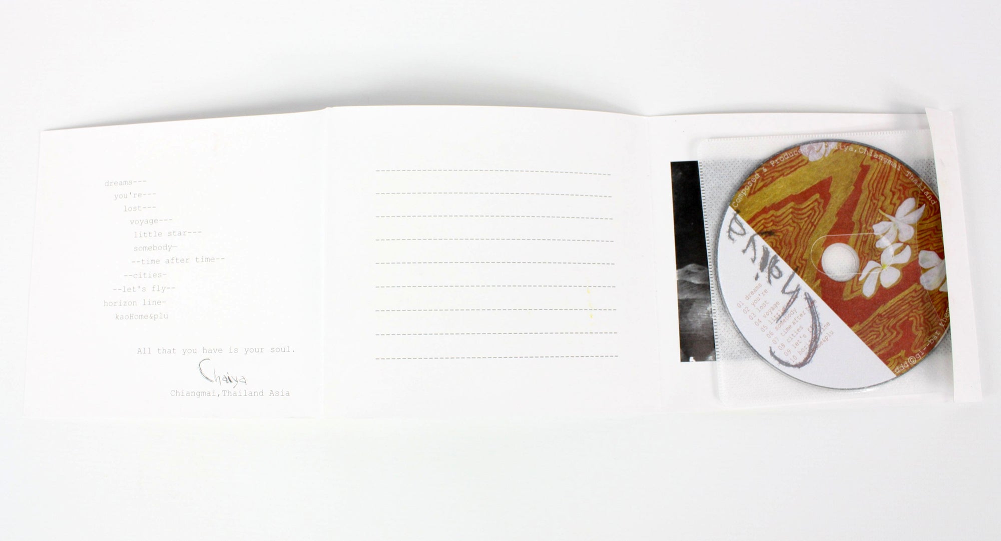 Chaiya, composed by Chaiyarak Charoenchai. CD. - farangshop-co