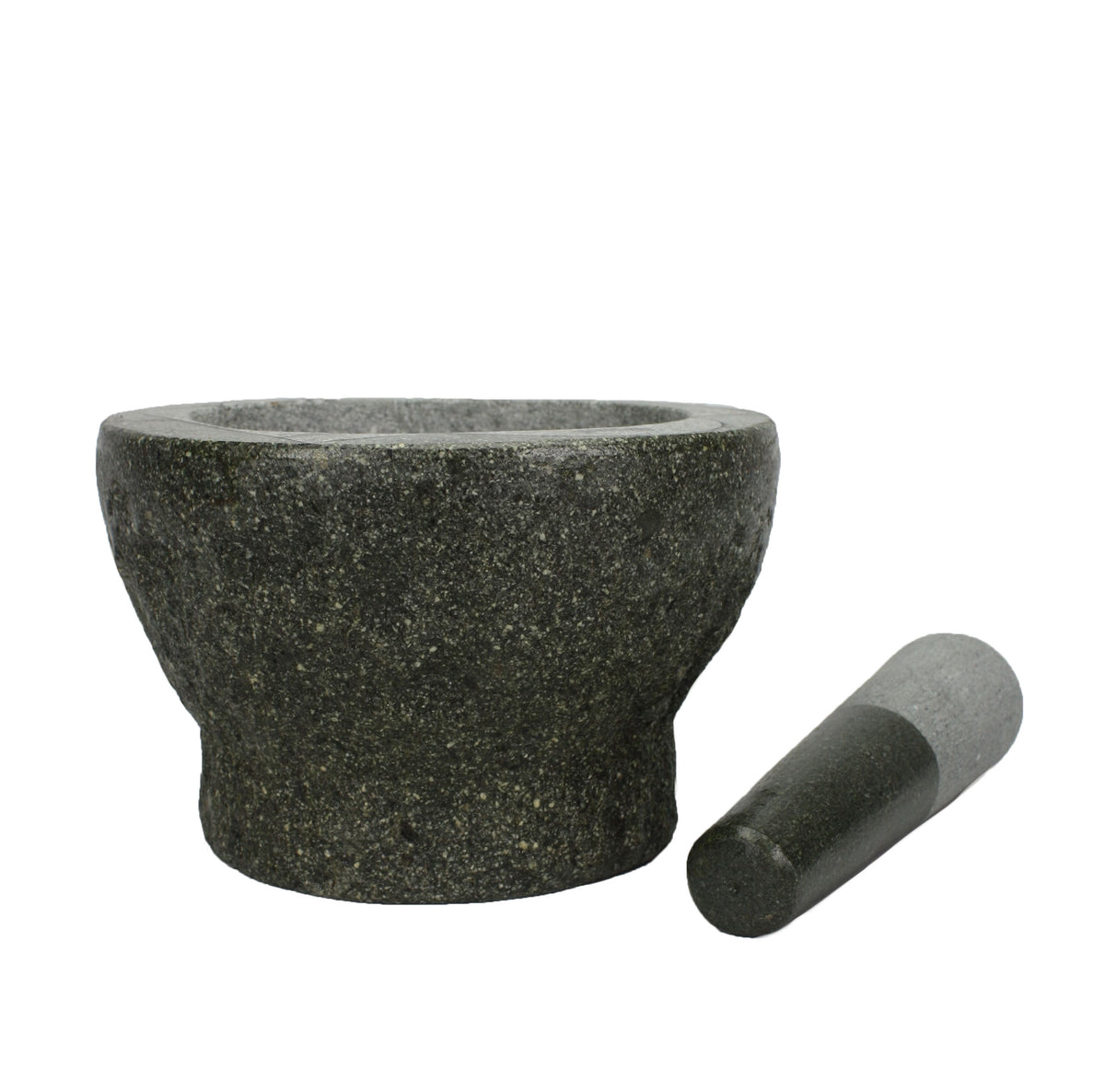 Thai Stone Mortar and Pestle, 7.5 inch size
