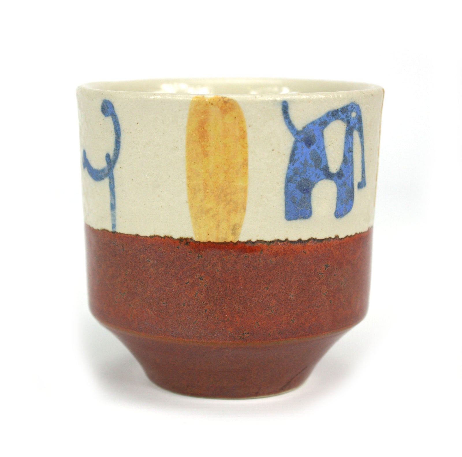 Thai ceramic Sugar Bowl - Design SB1, hand decorated - farangshop-co