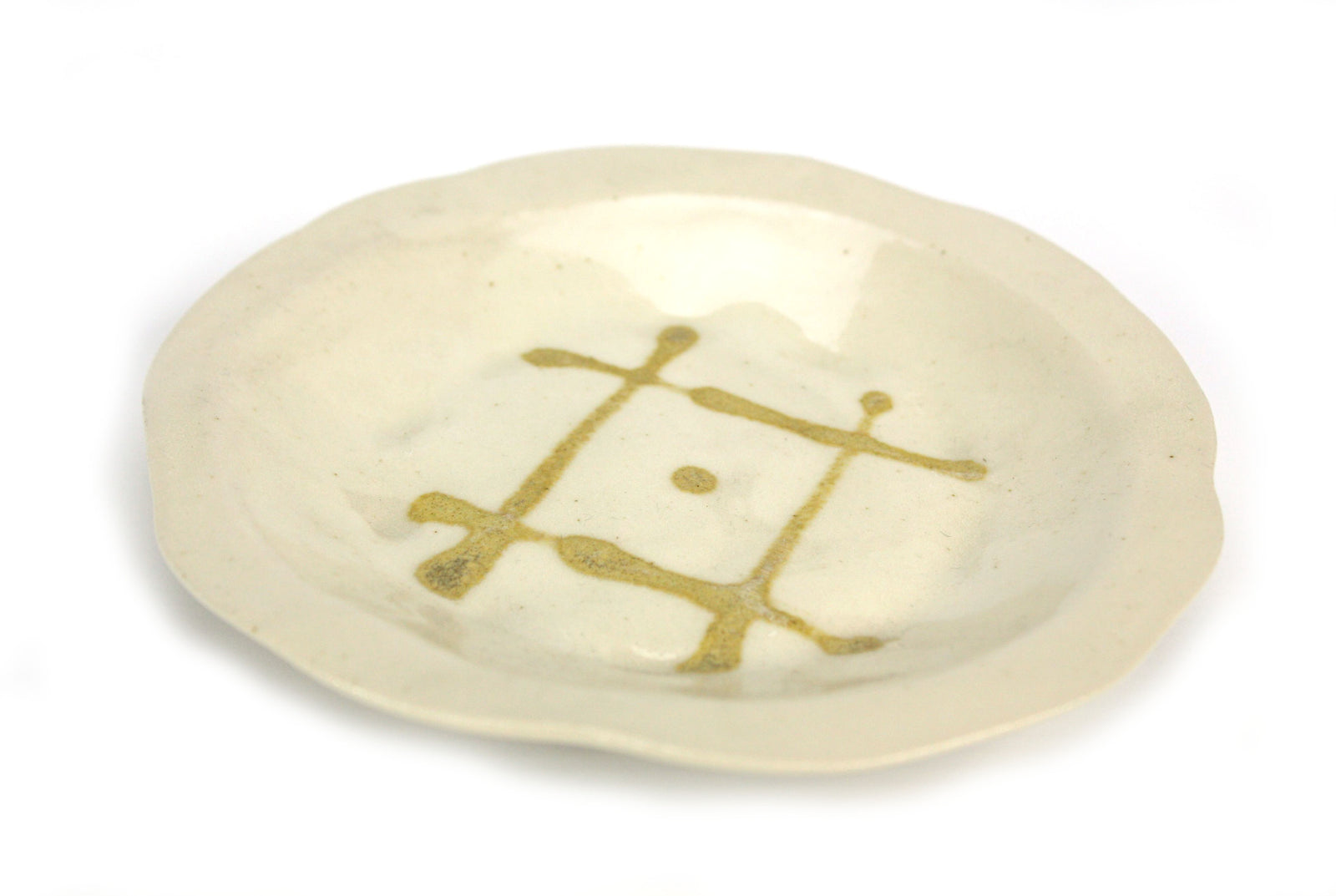 Thai ceramic Saucers, 14cm Medium - Design SC1, hand decorated - farangshop-co