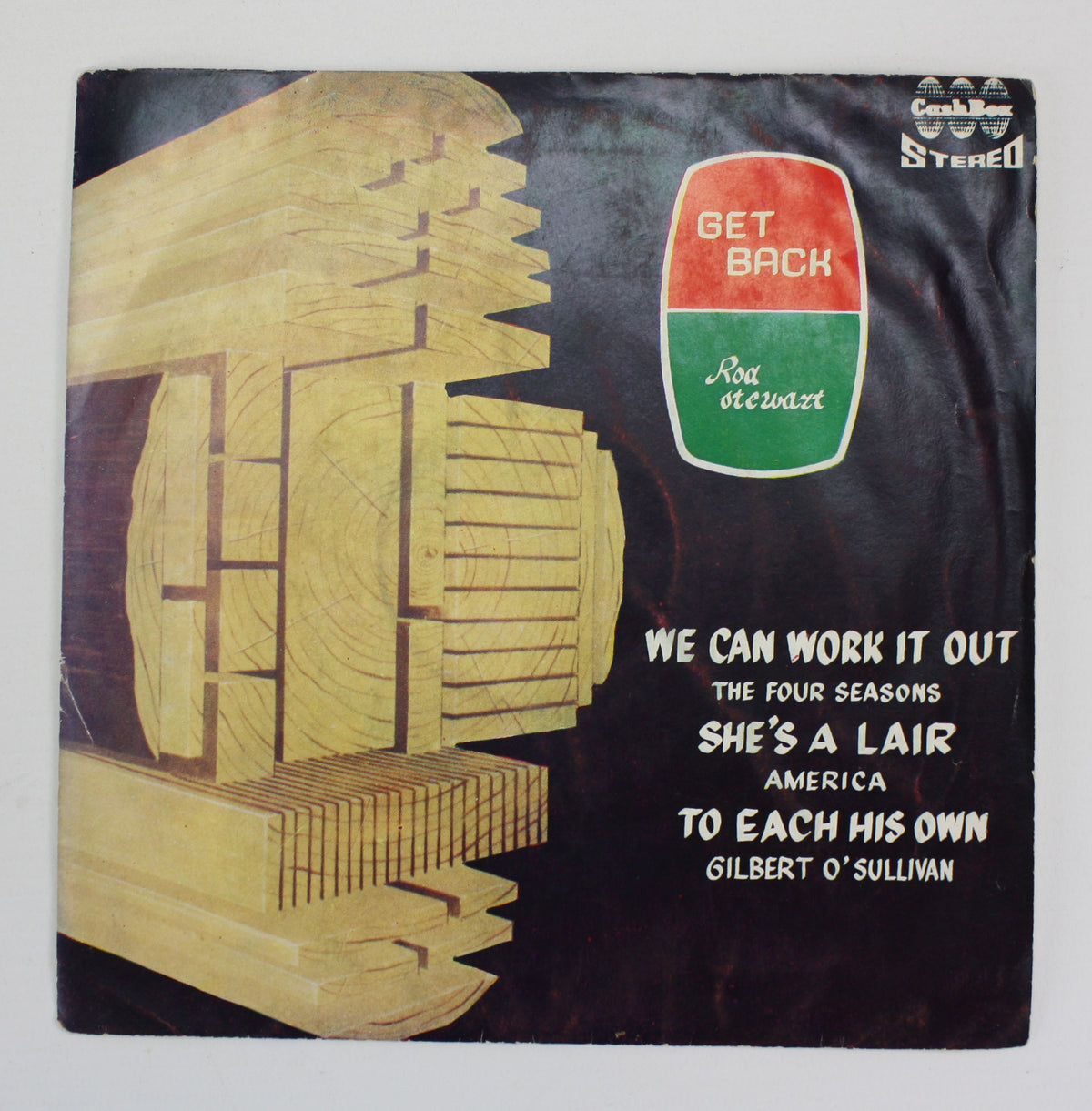 Rare Thai 7&quot; 45 EP: Rod Stewart - Get Back, Four Seasons, America, Gilbert O&#39;Sullivan - farangshop-co