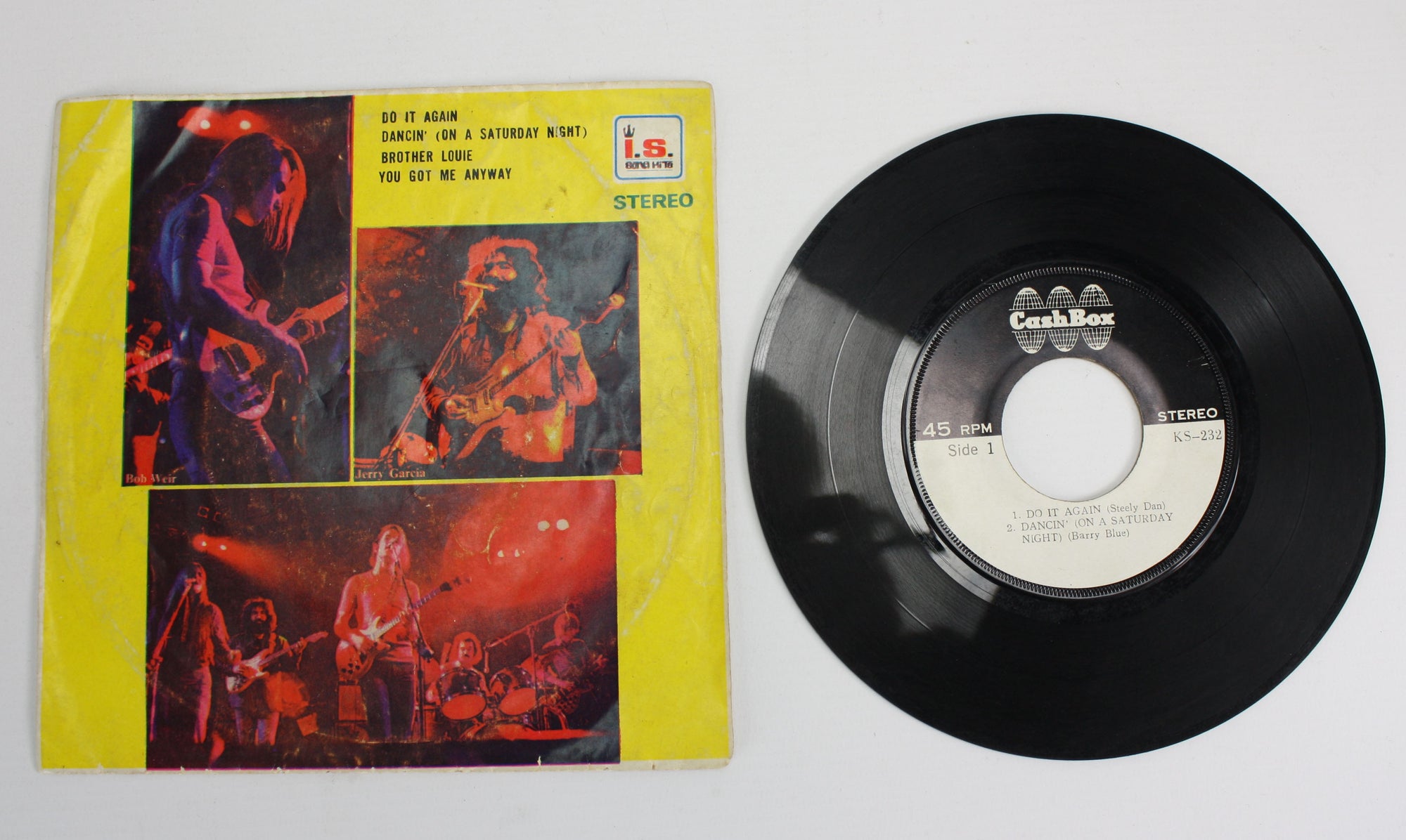 Rare Thai 7" 45 EP: Grateful Dead, Steely Dan, Barry Blue, Stories, Sutherland Brothers & Quiver - farangshop-co