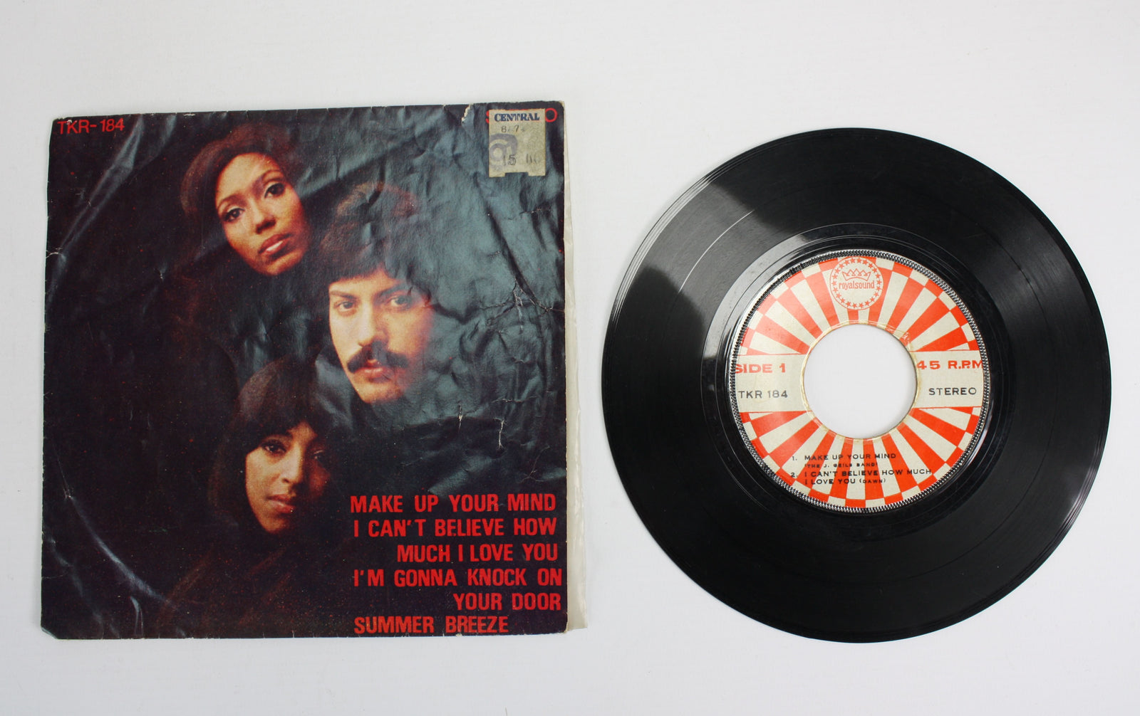 Rare Thai 7" 45 EP: J Geils Band - Make Up, Dawn, Jimmy Osmond, Seals & Crofts - farangshop-co