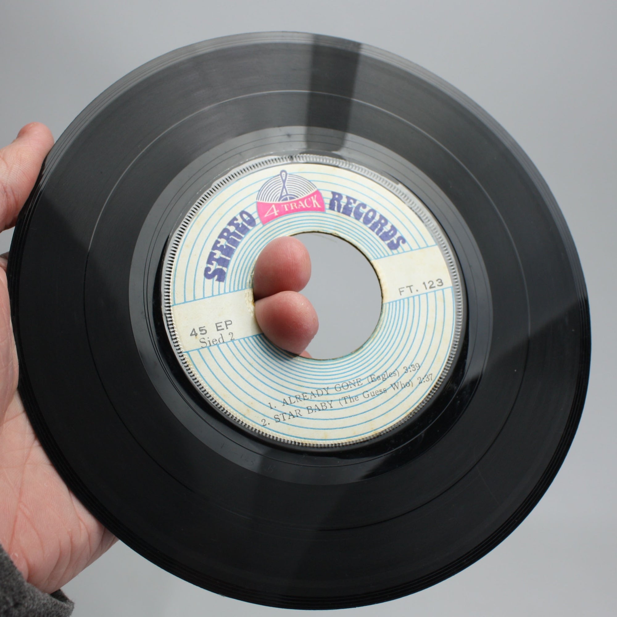 Rare Thai 7" 45 EP: The Eagles, Righteous Brothers, Blue Suede, The Guess Who - farangshop-co