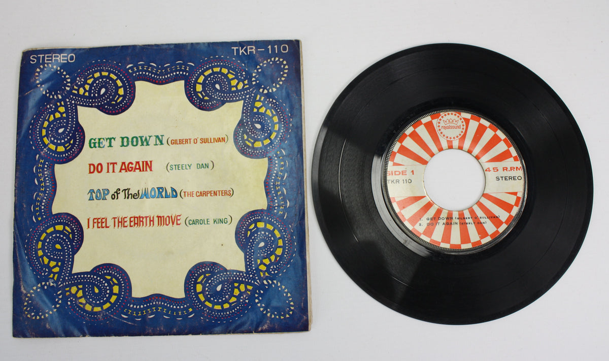 Rare Thai 7&quot; 45 EP: Steely Dan, Carole King, The Carpenters, Gilbert O&#39;Sullivan - farangshop-co