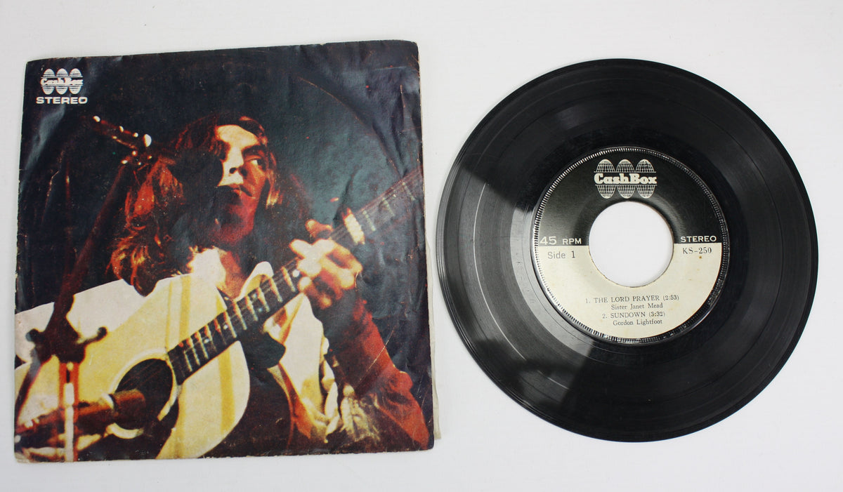 Rare Thai 7&quot; 45 EP: Paul McCartney &amp; Wings, Abba, Gordon Lightfoot, Sister Janet Mead - farangshop-co
