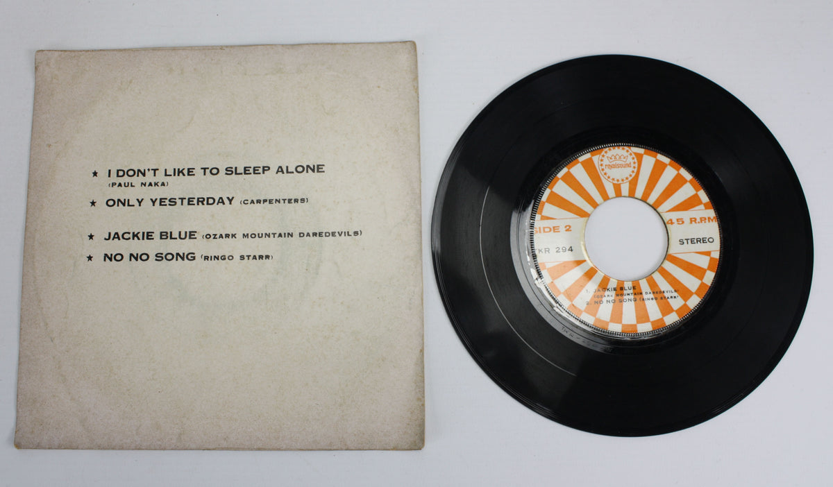 Rare Thai 7&quot; 45 EP: Ringo Starr, Ozark Mountain Daredevils, Carpenters, Paul Anka - farangshop-co