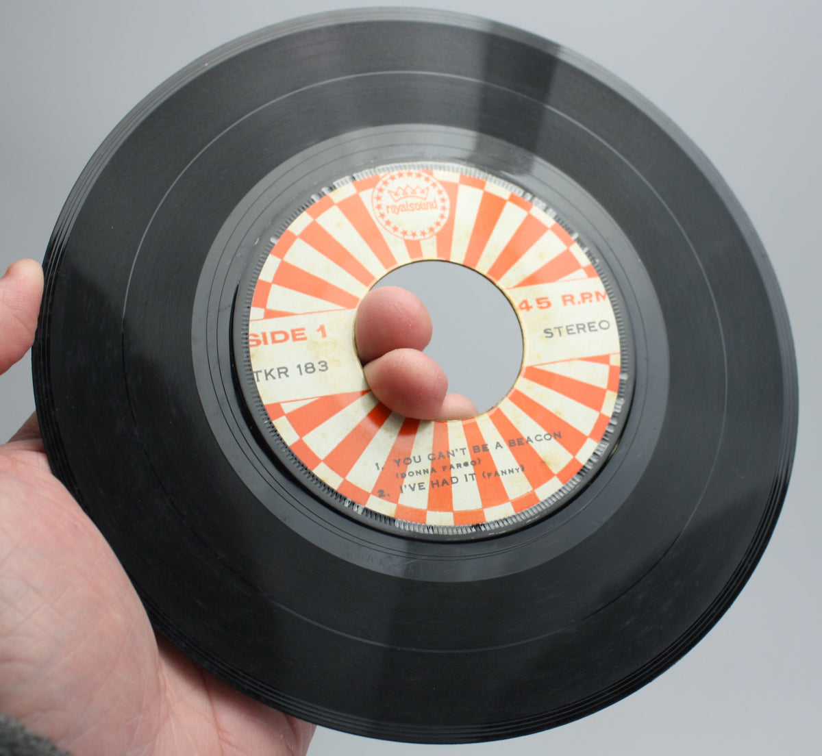 Rare Thai 7&quot; 45 EP: Cher Train of Thought, Half-Breed, Kiki Dee, Donna Fargo, Fanny - farangshop-co