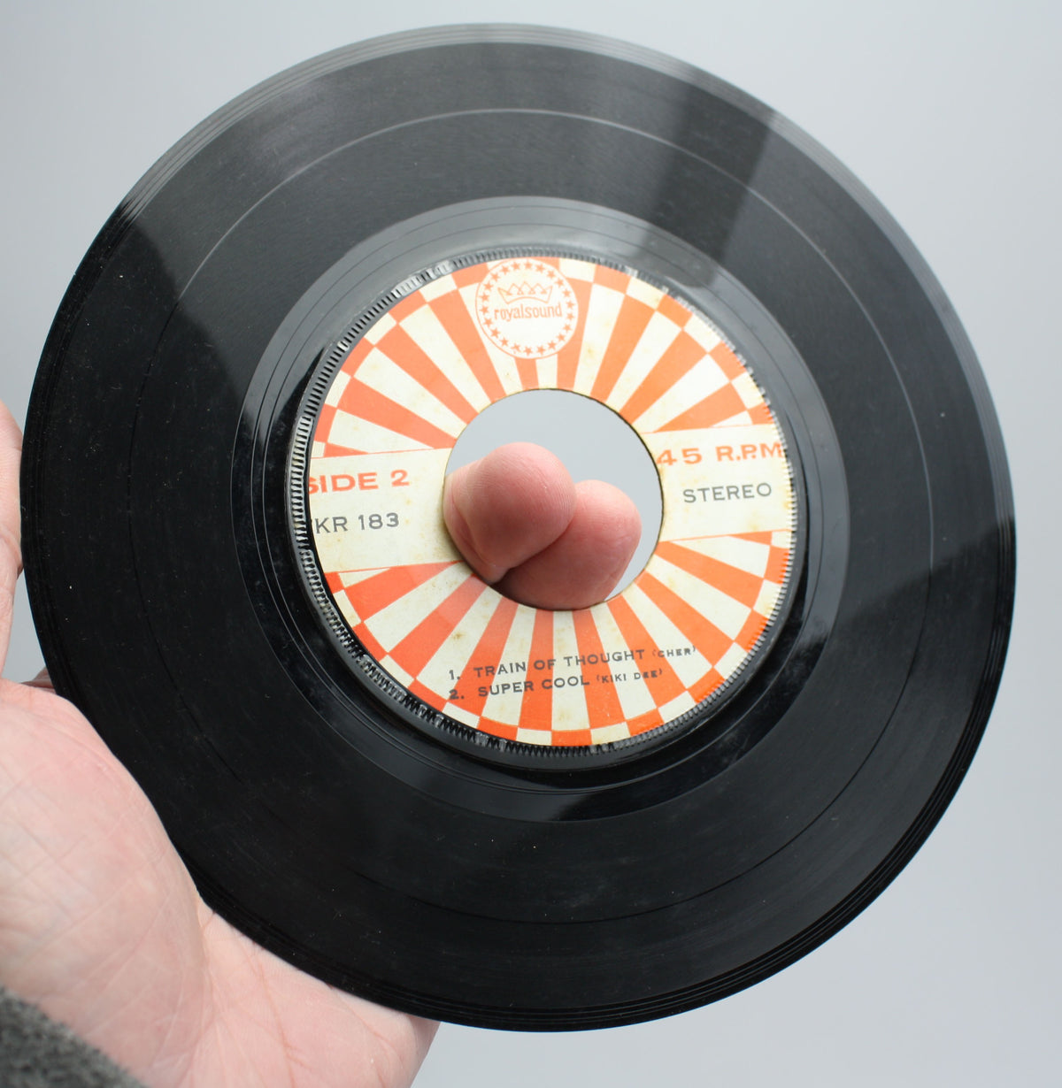 Rare Thai 7&quot; 45 EP: Cher Train of Thought, Half-Breed, Kiki Dee, Donna Fargo, Fanny - farangshop-co