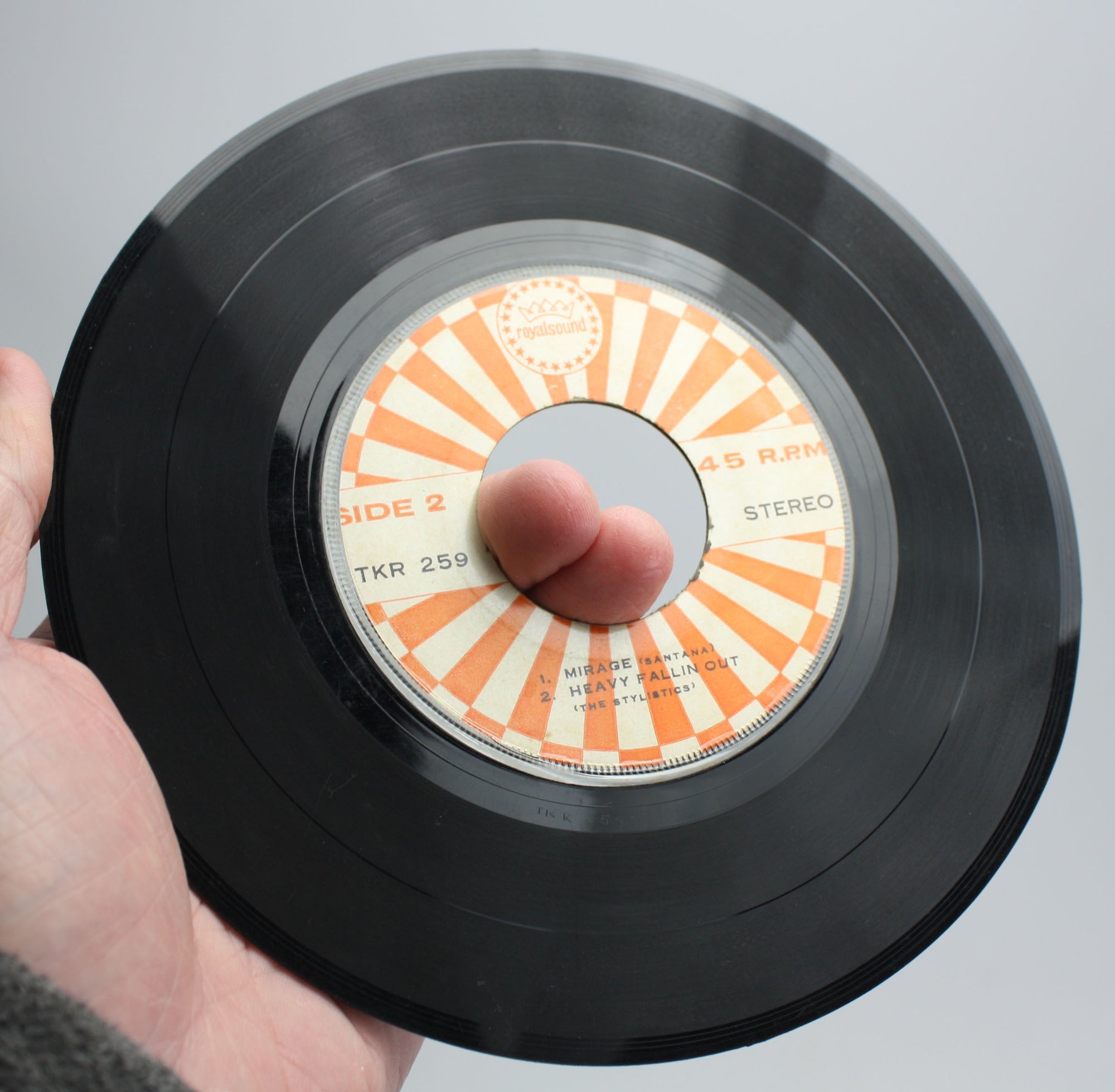 Rare Thai 7" 45 EP: Santana - Mirage, The Stylistics - You Make Me Feel Brand New, Blue Magic - farangshop-co