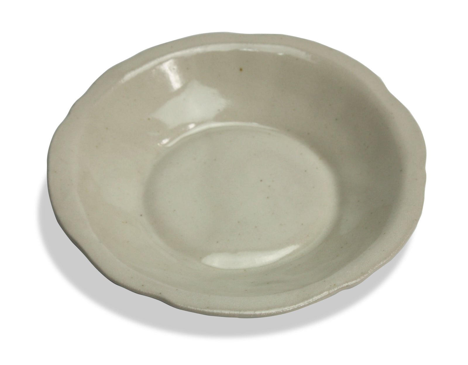 Thai ceramic Saucers, 14cm Medium - Design SC4, hand formed. - farangshop-co