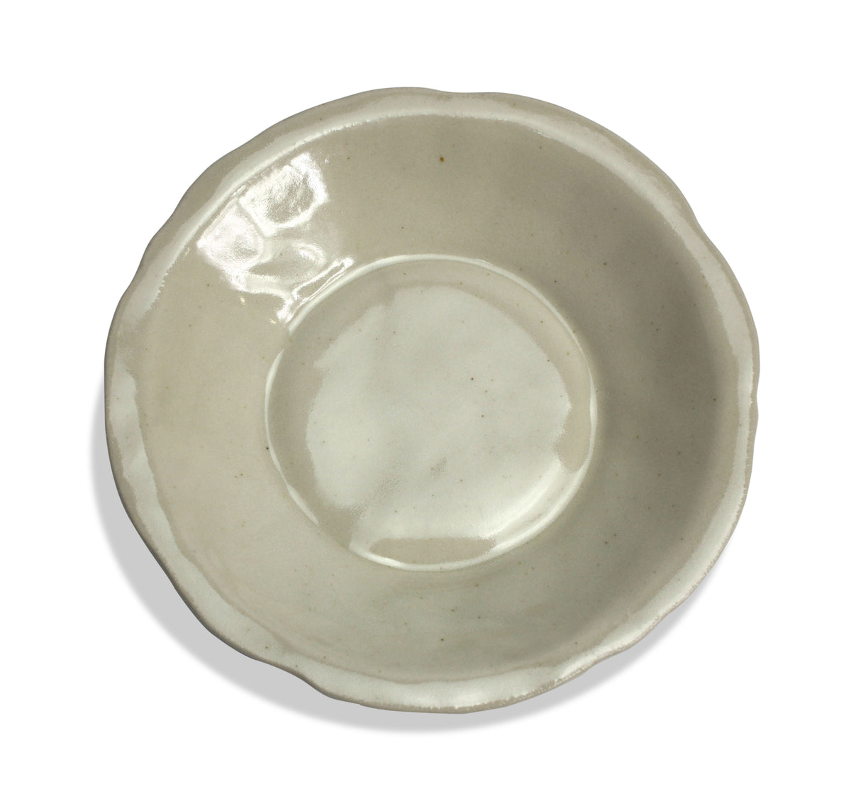 Thai ceramic Saucers, 14cm Medium - Design SC4, hand formed. - farangshop-co