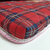 Thai Fold Mattress, Spare Bed, Red Tartan Pattern, 185cm x 92cm. - farangshop-co