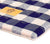 Thai Roll Mattress, Spare Bed, Blue Check Pattern, 198cm x 92cm. - farangshop-co
