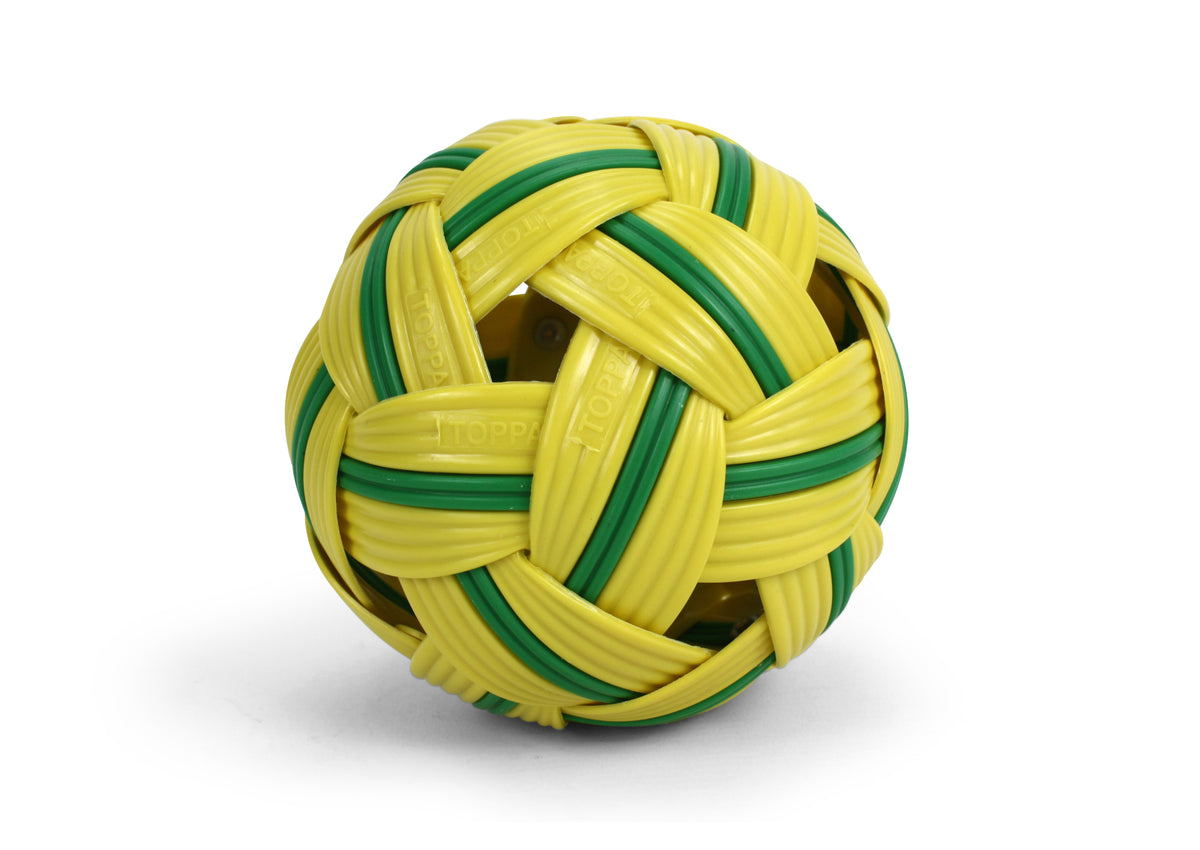 Takraw Ball, Sepak Takraw Ball, green and yellow - farangshop-co