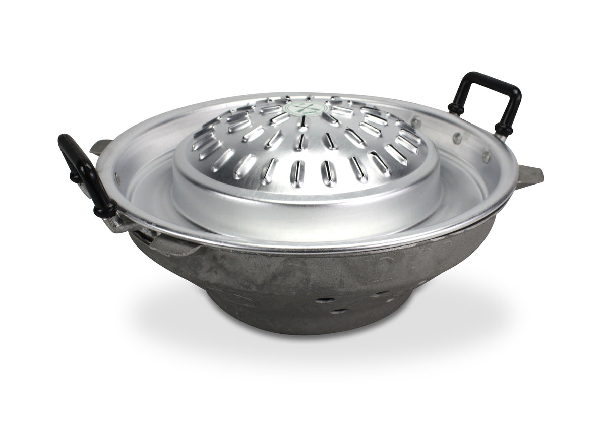 Traditional Metal Thai, Laos, Korean Barbecue: 2 sizes: 30cm, 40cm. Muh Ka Ta. Mookata. - farangshop-co