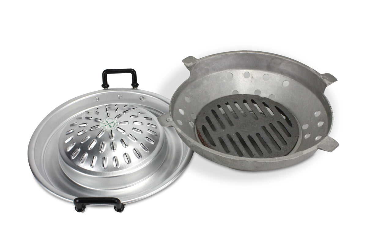 Traditional Metal Thai, Laos, Korean Barbecue: 2 sizes: 30cm, 40cm. Muh Ka Ta. Mookata. - farangshop-co