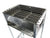 Traditional Upright Metal Thai Barbecue Grill with bar supports - 16 x 12 inch size - farangshop-co