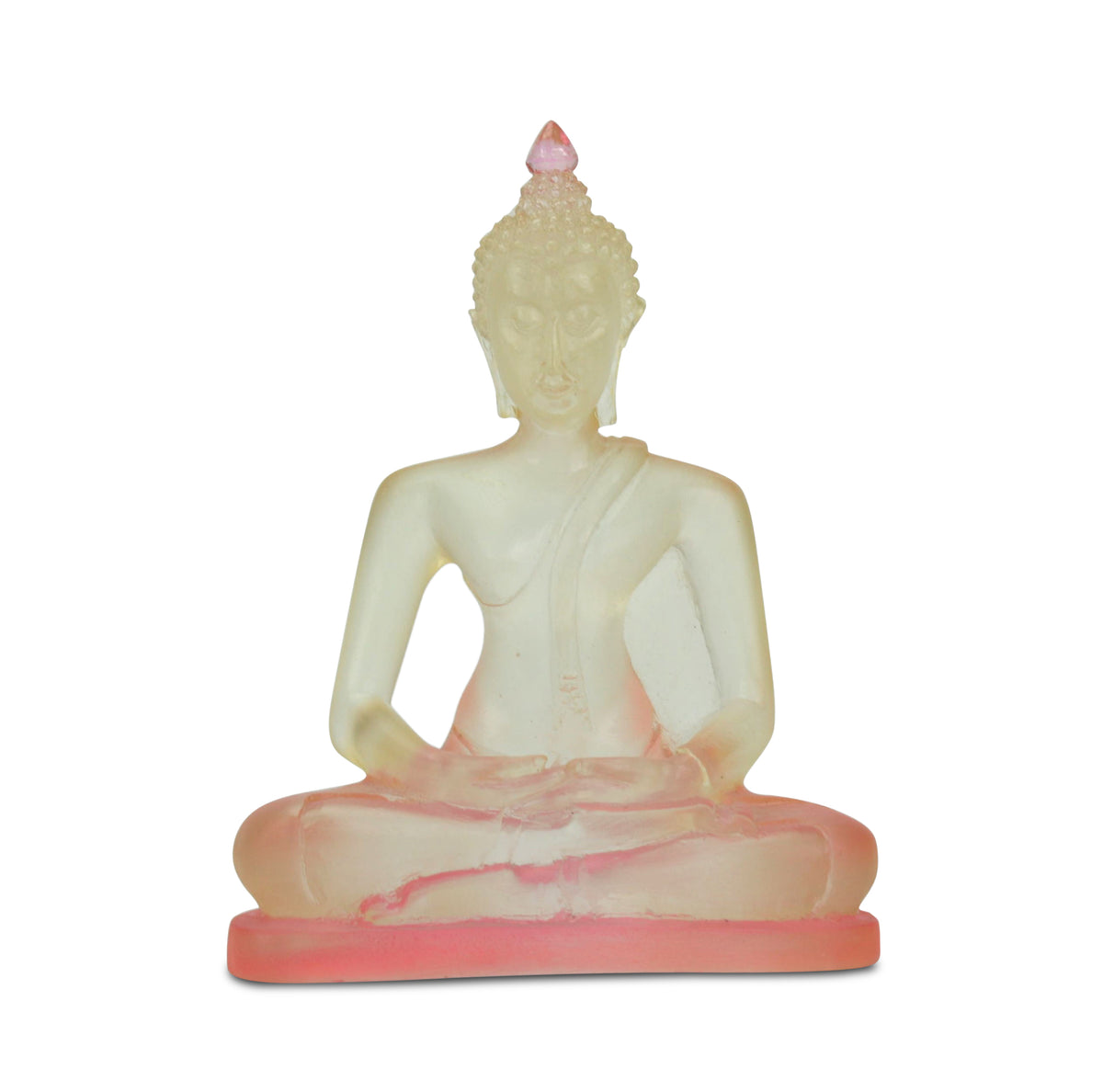 Thai Translucent Resin Buddha, Duotone color - 3 colours available, Small Size 10cm - farangshop-co