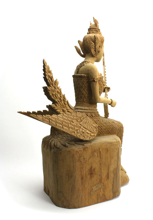 Thai woodcarving, Kinaree musician - farangshop-co