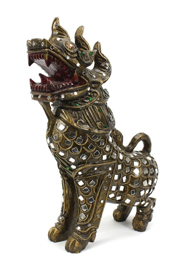 Thai Singha sculpture - Lanna style - farangshop-co