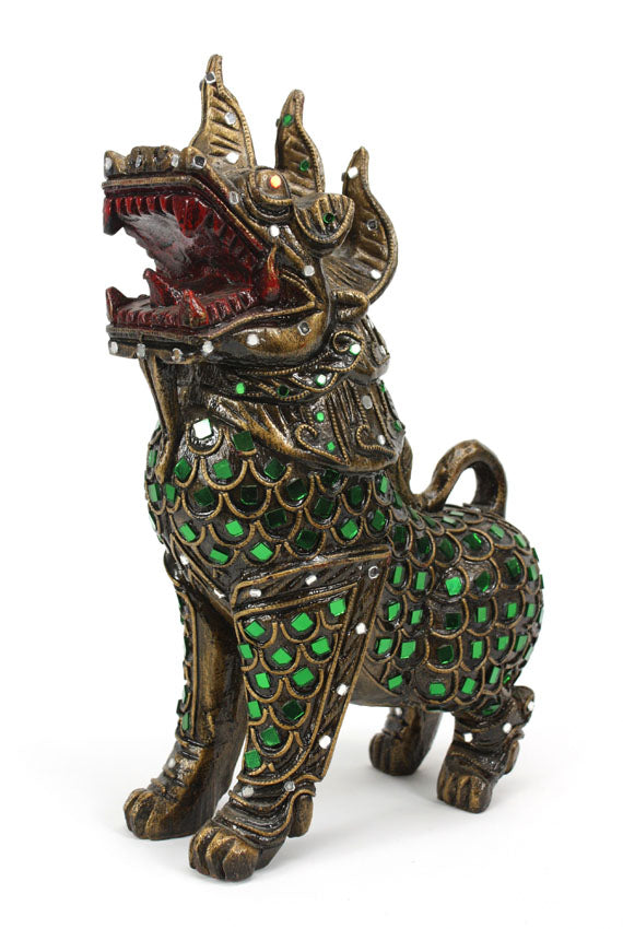 Thai Singha sculpture - Lanna style - farangshop-co