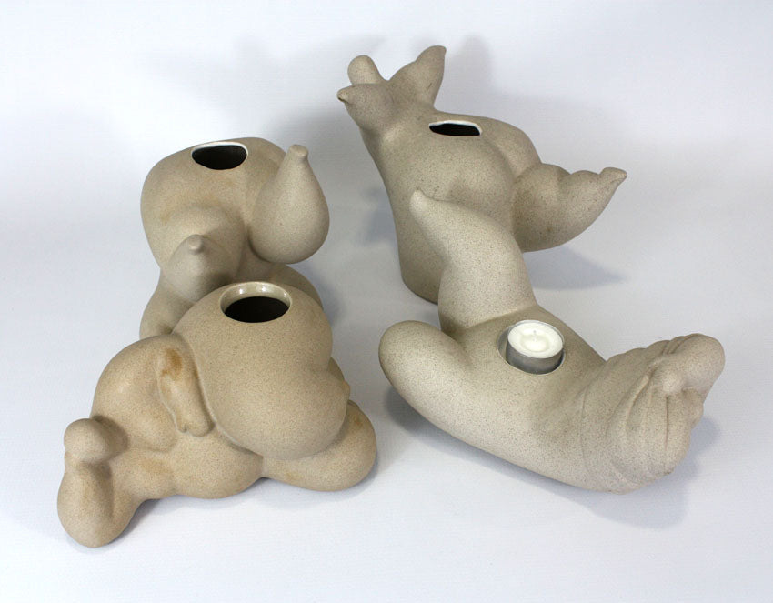 Thai ceramic candle holders and vases - Big World ceramics - various styles - farangshop-co