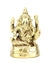 Medium Brass Metal Seated Ganesh Statues - Amulets, 5cm - 9cm high, Selection to Choose from - farangshop-co