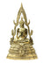 Thai metal Chinarat Buddha statue, gold finish, 36cm high, CM6044 - farangshop-co
