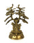 Indian Buddha under the Bodhi tree statue, gold finish, 18cm high, CM6060 - farangshop-co