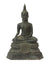 Thai Bronze Metal Seated Buddha Statue, Approx 24cm high, CM6067 - farangshop-co