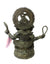 Large Bronze Metal Seated Ganesh Statue, 40cm high, GAN608 - farangshop-co