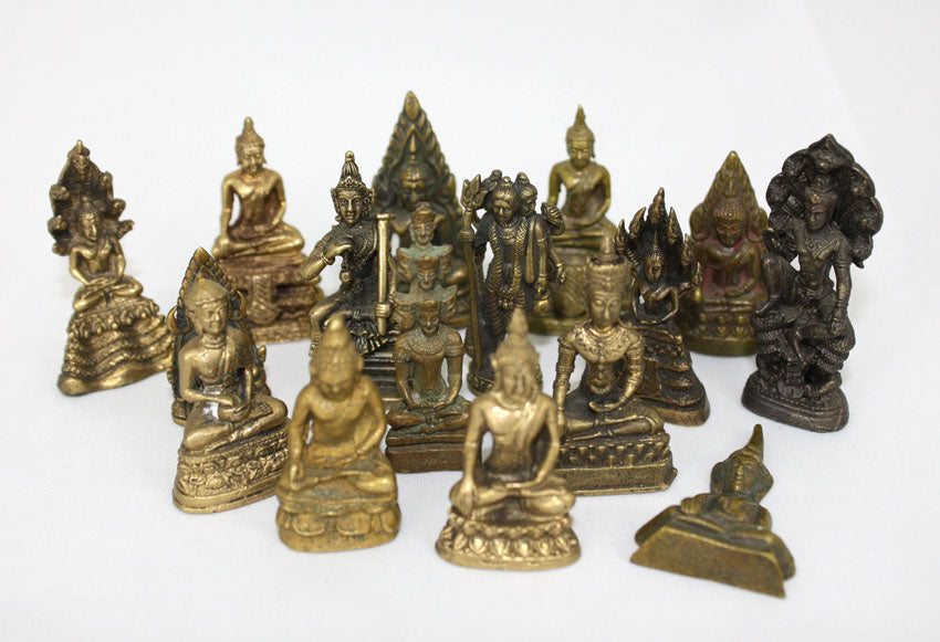 Small Buddha and Deity amulets – all £5 – different designs to choose from - farangshop-co
