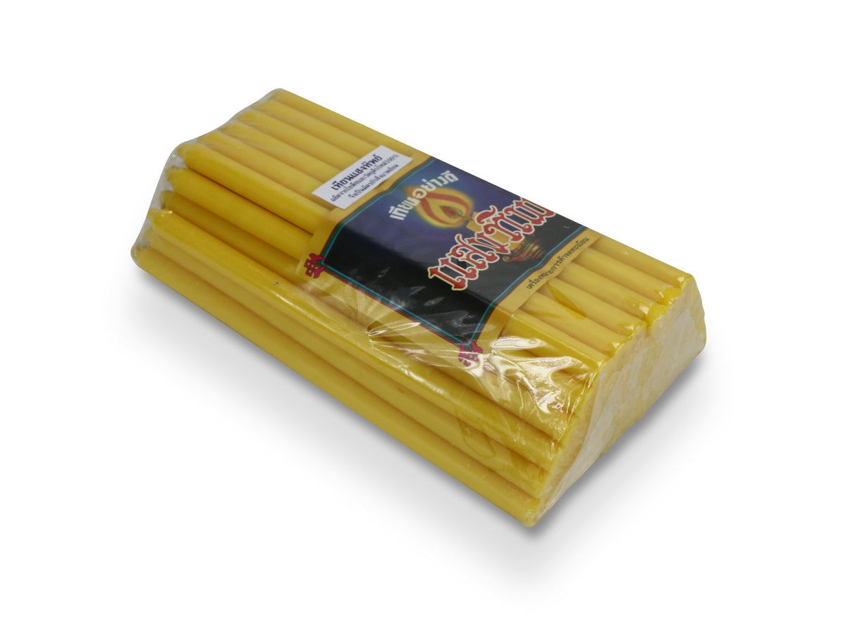 Pack of Thai Temple Candles - small size, 16cm Pack - farangshop-co