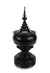 Burmese lacquerware offering vessel, known as hsun ok or soon-oke, black, 64cm high - farangshop-co