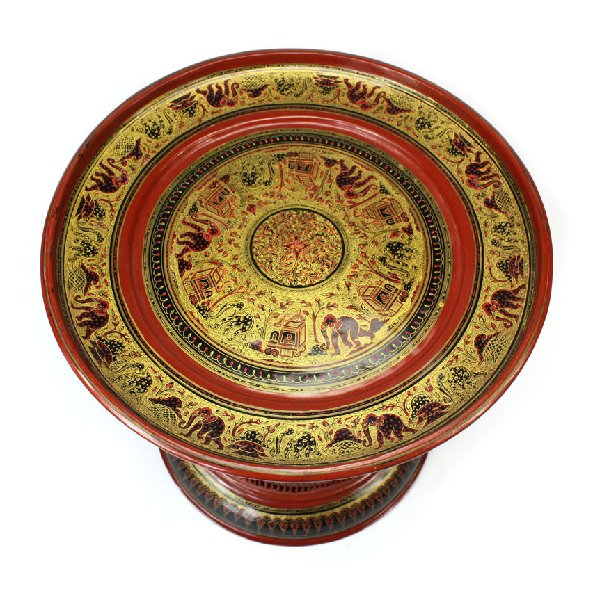 Burmese Lacquerware Table - farangshop-co