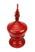Burmese lacquerware offering vessel, known as hsun ok or soon-oke, red, 60cm high - farangshop-co
