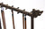 Chinese calligraphy brush stand, Wooden dragon design - farangshop-co