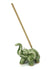 Celadon elephant incense stick holder - farangshop-co