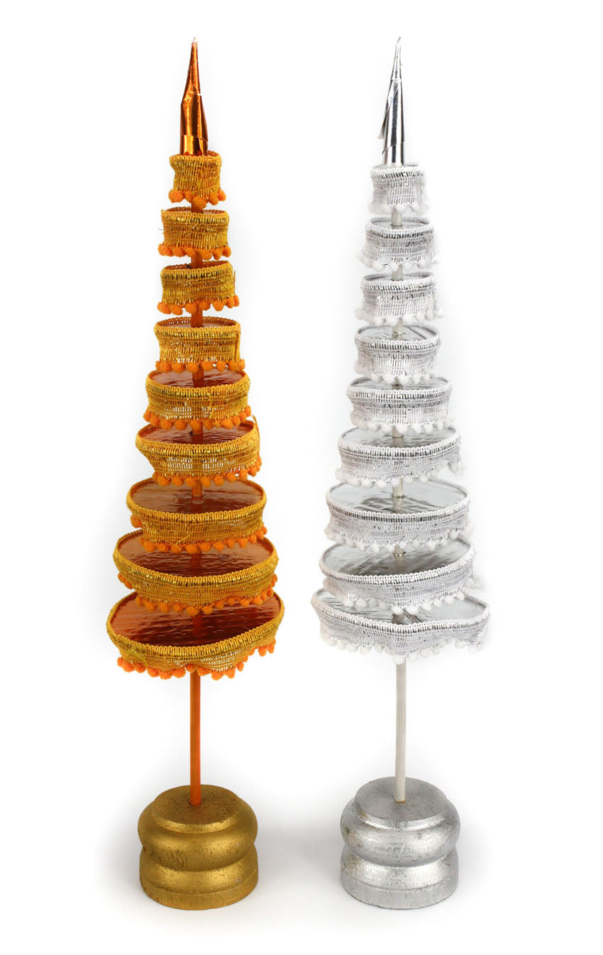 Thai votive Chat Gao Yod (9 Tier Royal Umbrella) - farangshop-co