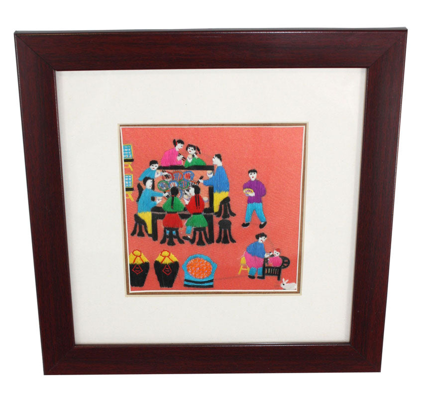 Chinese hand embroidered picture - farangshop-co