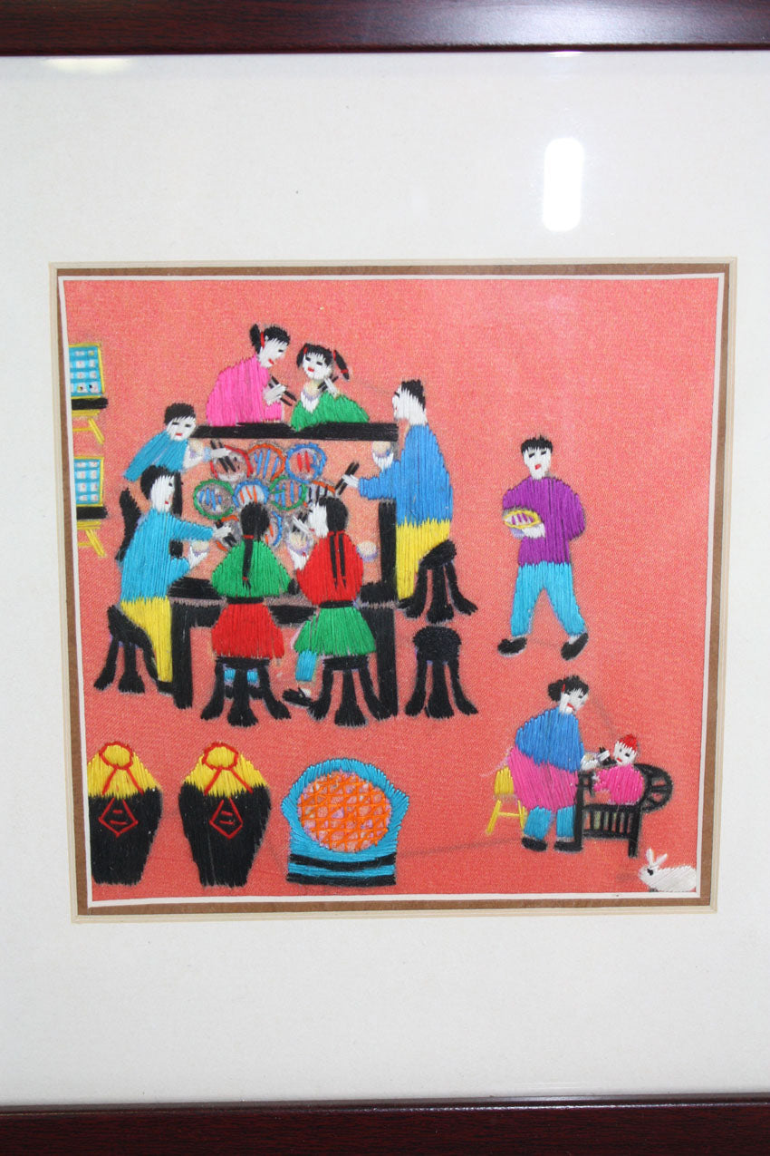 Chinese hand embroidered picture - farangshop-co