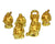 Set of 6 Chinese Happy Buddhas - farangshop-co