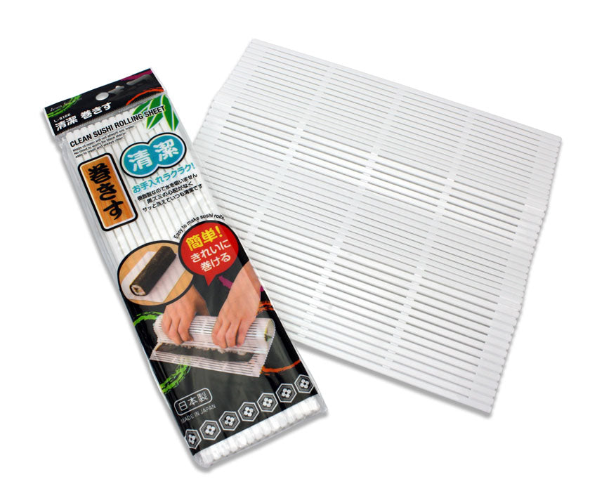 Japanese Clean Resin Sushi Maki Rolling Mat Sheet, 24cm x 21cm - farangshop-co