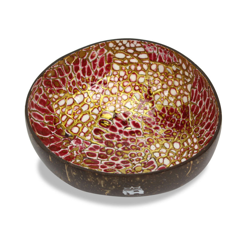 Thai Coconut Shell Bowl - Different Colours Available - farangshop-co
