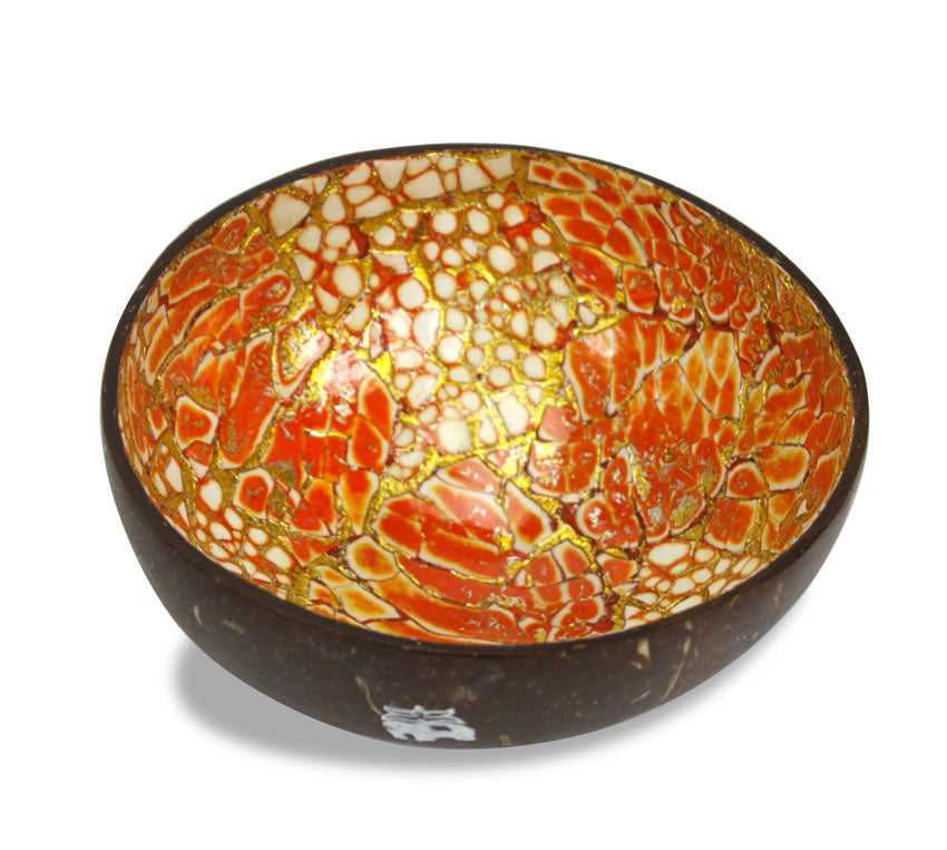 Thai Coconut Shell Bowl - Different Colours Available - farangshop-co